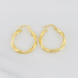 Candongas Kris 2.35g / 2.5cm Oro Amarillo 18K