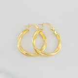 Candongas Kris 2.35g / 2.5cm Oro Amarillo 18K
