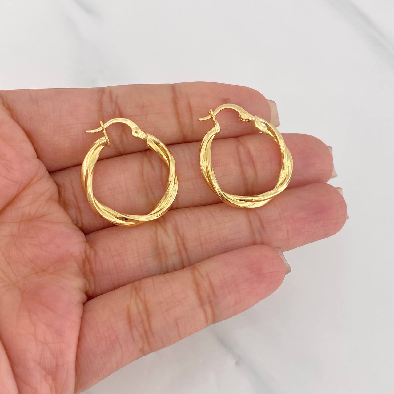Candongas Kris 2.35g / 2.5cm Oro Amarillo 18K