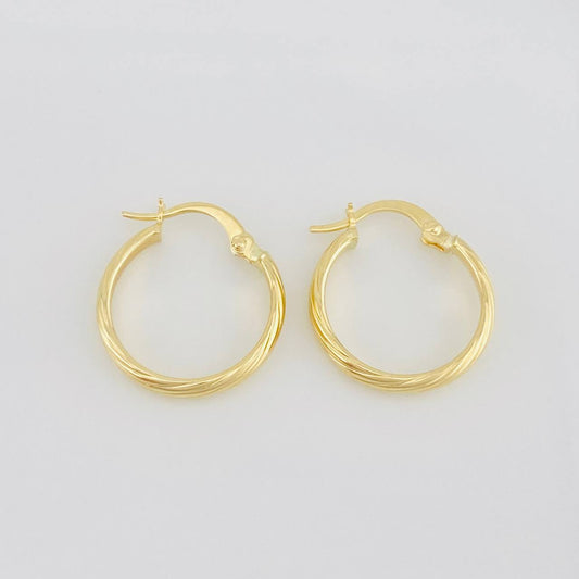 Candongas Ozy 1.3g / 2cm Oro Amarillo 18K