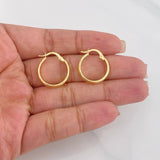 Candongas Ozy 1.3g / 2cm Oro Amarillo 18K