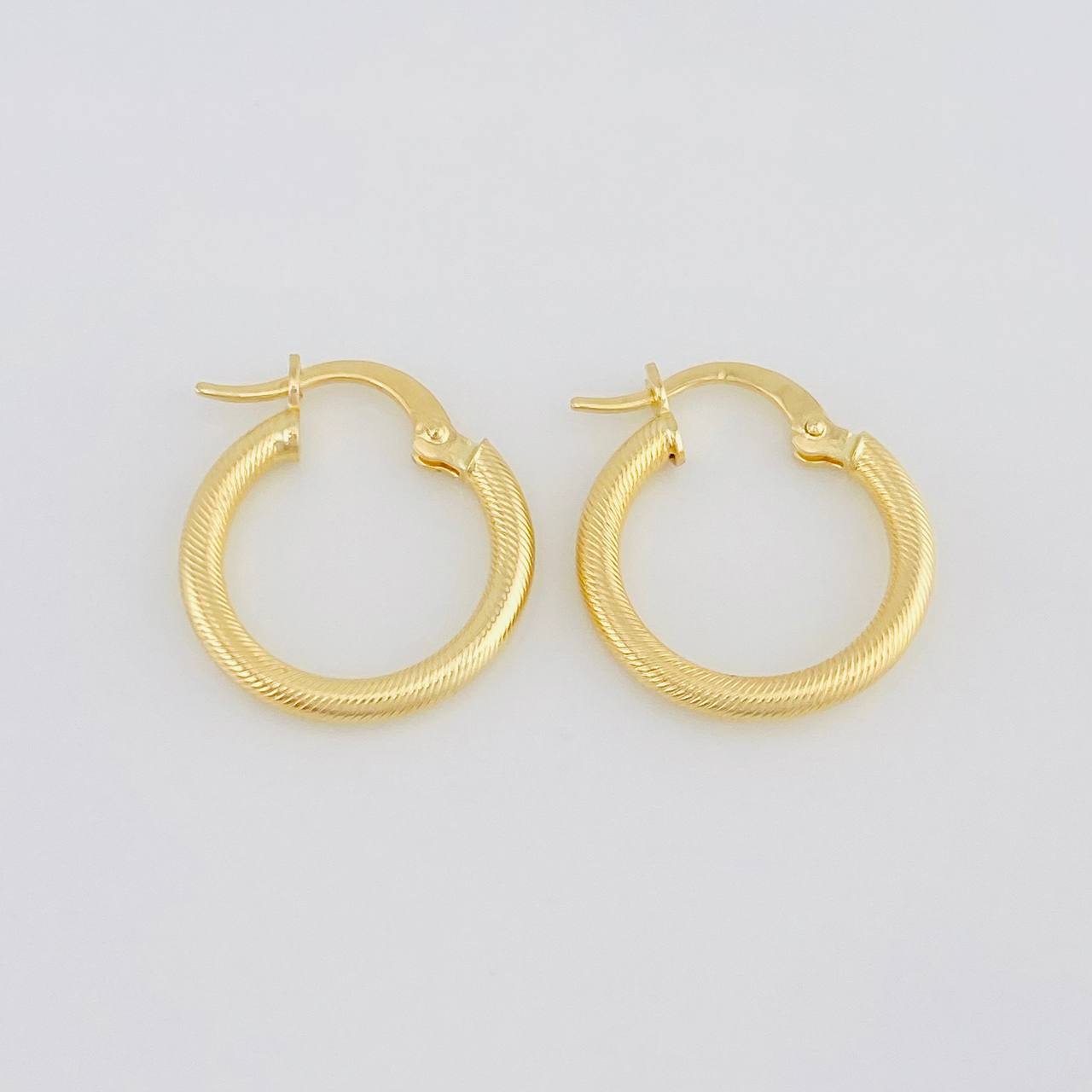Candongas Zion 1.45g / 1.9cm Oro Amarillo 18K