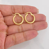 Candongas Zion 1.45g / 1.9cm Oro Amarillo 18K