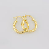 Candongas Kari 1.15g / 1.6cm Oro Amarillo 18K
