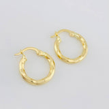 Candongas Kari 1.15g / 1.6cm Oro Amarillo 18K