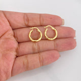 Candongas Kari 1.15g / 1.6cm Oro Amarillo 18K
