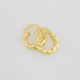 Candongas Derek 1.55g / 1.7cm Oro Amarillo 18K