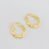 Candongas Derek 1.55g / 1.7cm Oro Amarillo 18K