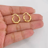 Candongas Derek 1.55g / 1.7cm Oro Amarillo 18K