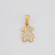 Dije Oso Ts 0.95g / 1.8cm Oro Amarillo 18K