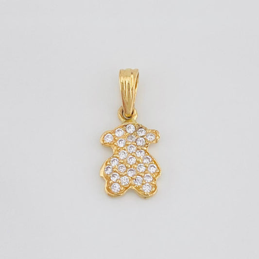 Dije Oso Ts 0.95g / 1.8cm Oro Amarillo 18K