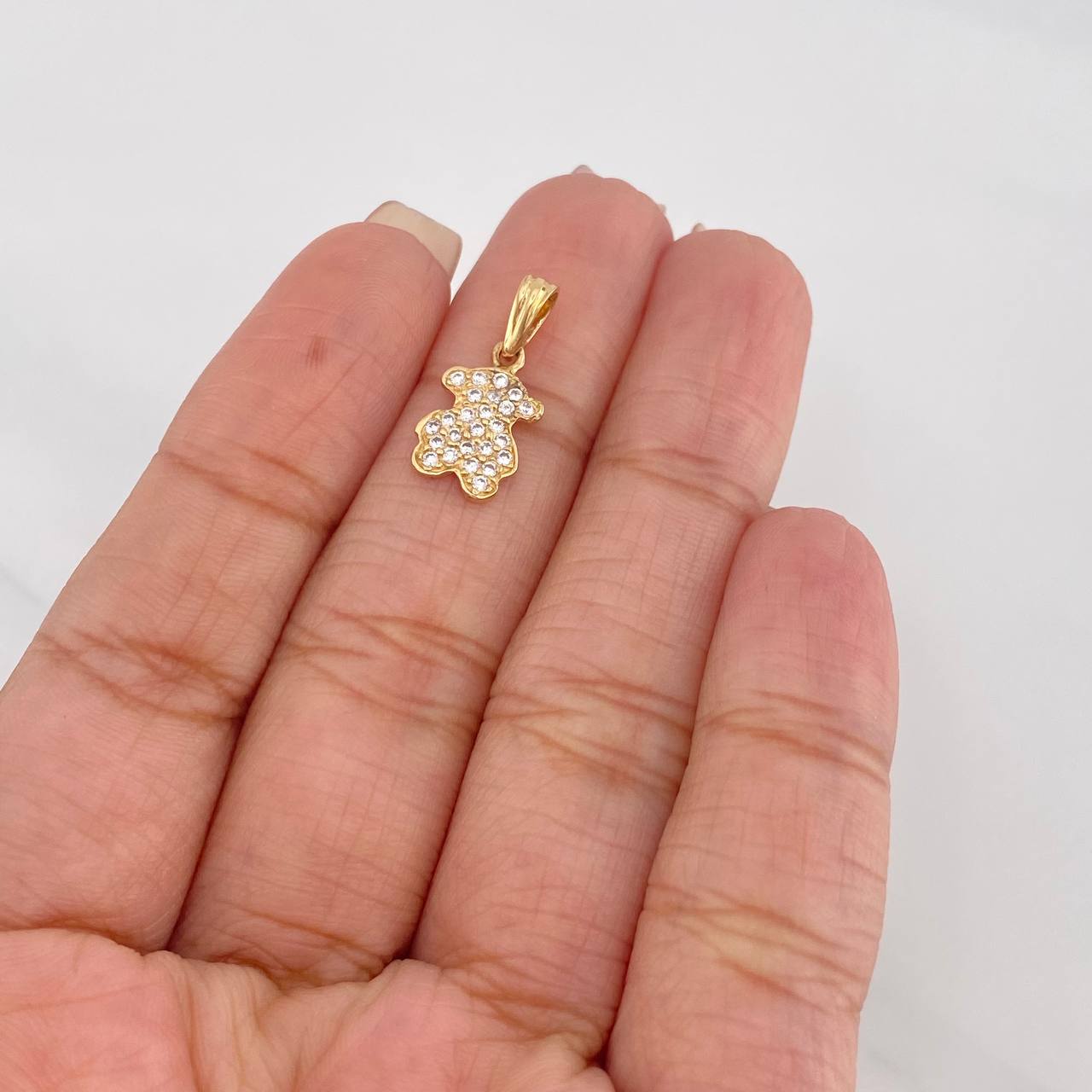 Dije Oso Ts 0.95g / 1.8cm Oro Amarillo 18K