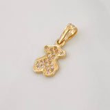 Dije Oso Ts 0.85g / 1.7cm Oro Amarillo 18K