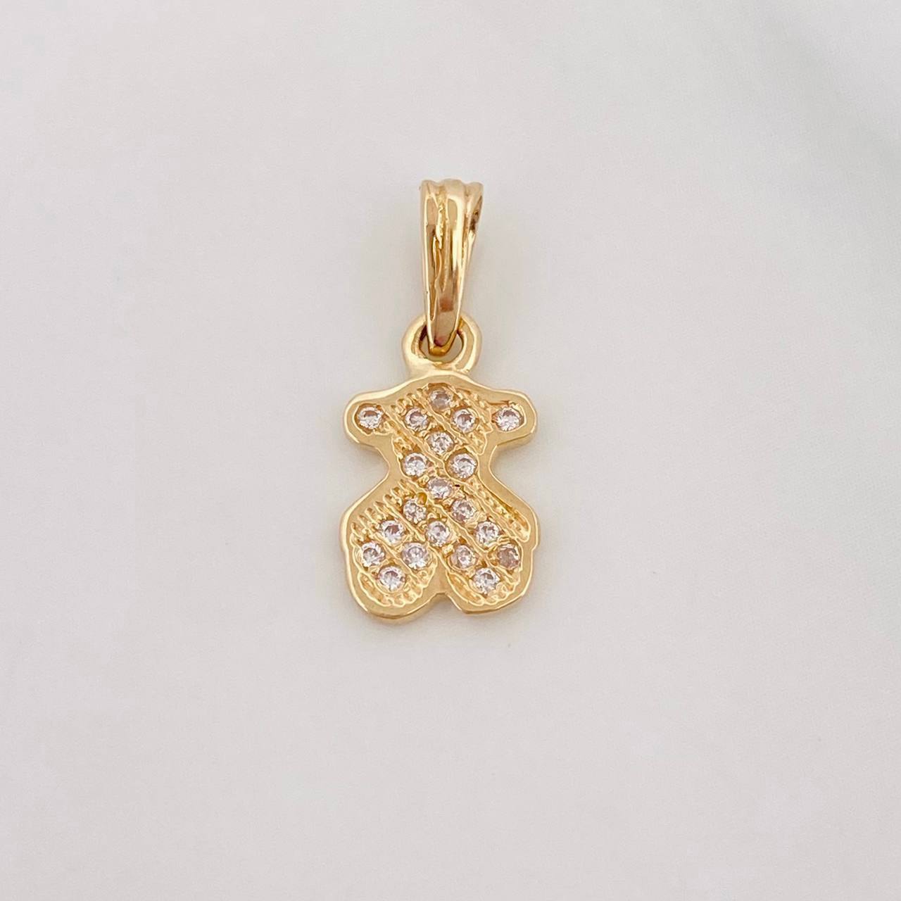 Dije Oso Ts 0.85g / 1.7cm Oro Amarillo 18K