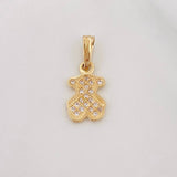 Dije Oso Ts 0.85g / 1.7cm Oro Amarillo 18K