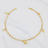 Tobillera GC Dijes 4.4g / 26.5cm / 3.3mm Oro Amarillo 18K