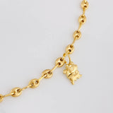 Tobillera GC Dije 4.45g / 27cm / 3.4mm Oro Amarillo 18K