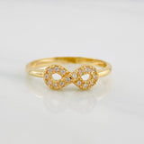 Anillo Infinito 1.85g / T6 1/4 Oro Amarillo 18K
