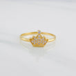 Anillo Corona 1.5g / T6 1/2 Oro Amarillo 18K