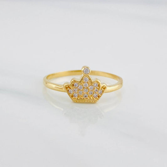 Anillo Corona 1.5g / T6 1/2 Oro Amarillo 18K