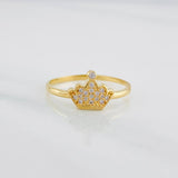 Anillo Corona 1.5g / T5 3/4 Oro Amarillo 18K