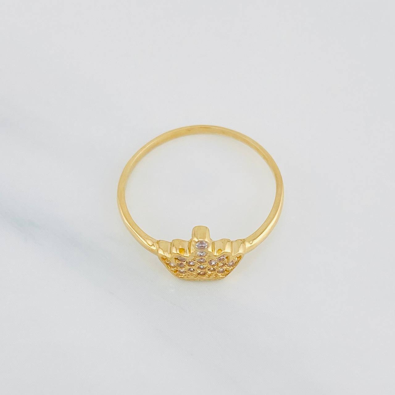Anillo Corona 1.5g / T5 3/4 Oro Amarillo 18K