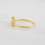 Anillo Corona 1.5g / T6 1/2 Oro Amarillo 18K