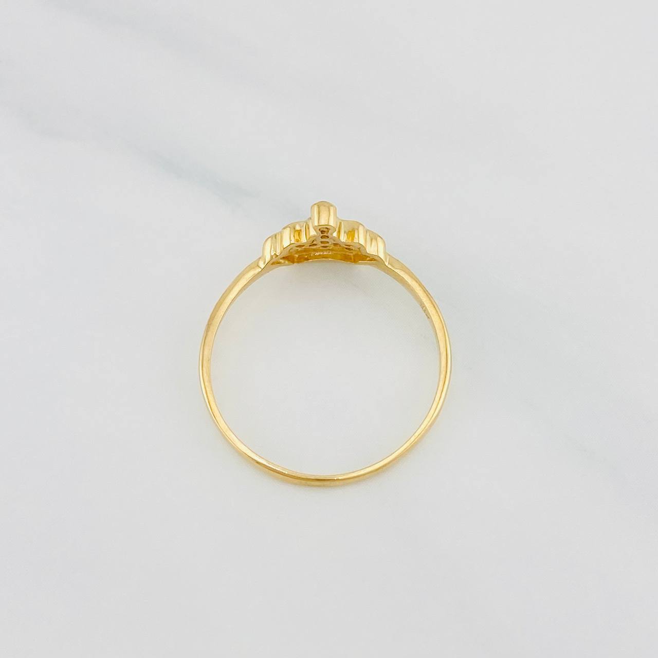 Anillo Corona 1.5g / T5 3/4 Oro Amarillo 18K