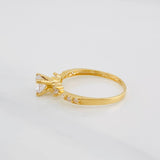 Anillo Solitario Churumbela 1.75g / T5 3/4 Oro Amarillo 18K