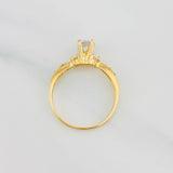 Anillo Solitario Churumbela 1.75g / T5 3/4 Oro Amarillo 18K