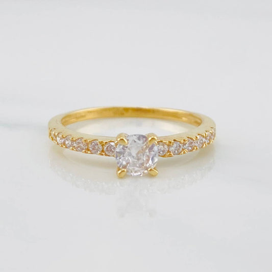 Anillo Solitario Churumbela 2g / T6 1/4 Oro Amarillo 18K