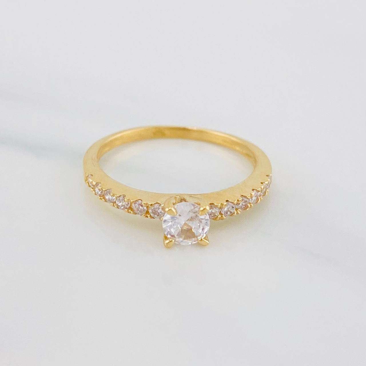 Anillo Solitario Churumbela 2g / T6 1/4 Oro Amarillo 18K