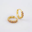 Candongas Carril Espaciado 1.5gr / 1.1cm / Oro Amarillo 18K