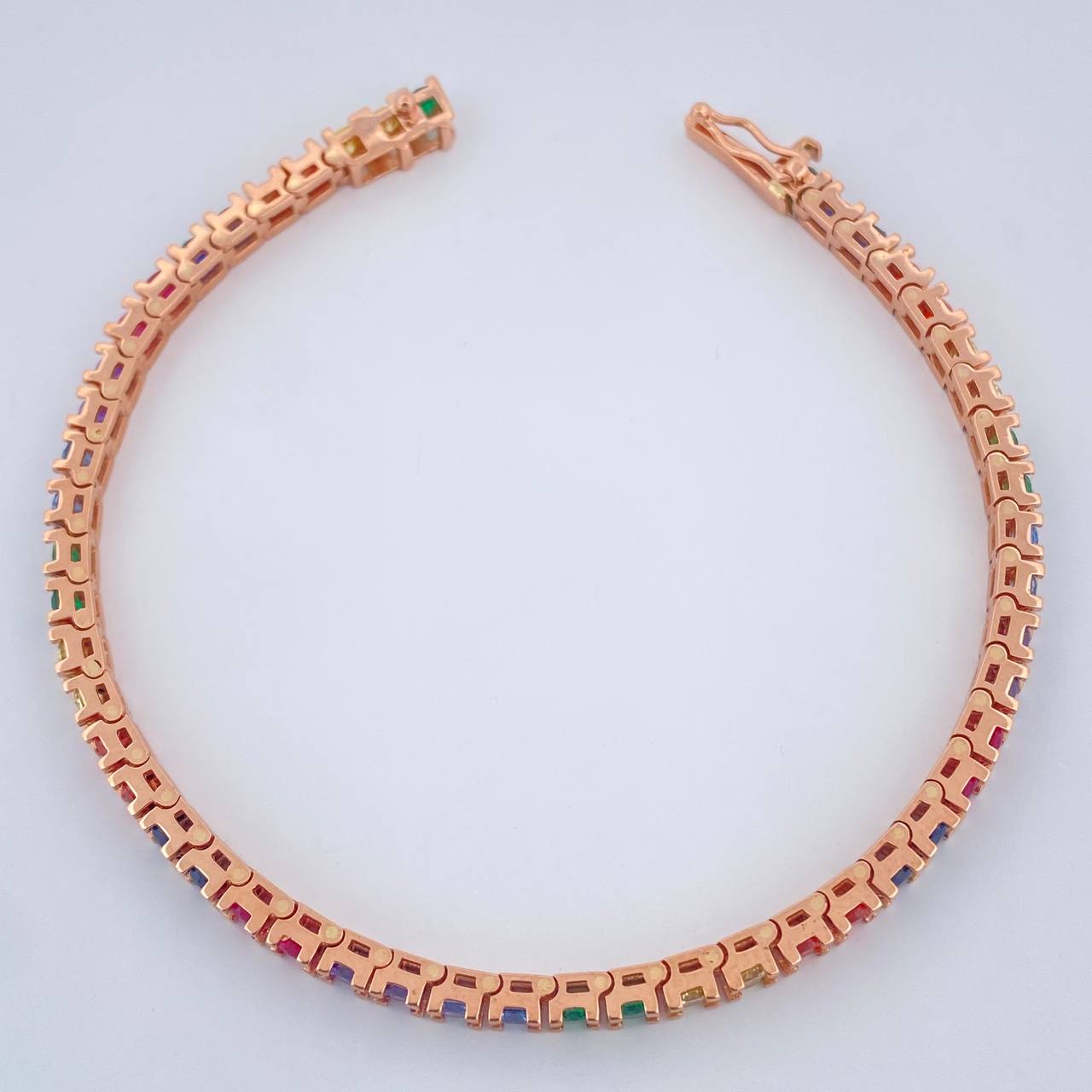 Pulso Tennis 13.8gr / 17.5cm / 3.22mm Oro Rosa 18K $