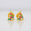 Topos Árbol de Navidad 0.75g / 8mm Oro Amarillo 18K