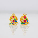 Topos Árbol de Navidad 0.75g / 8mm Oro Amarillo 18K