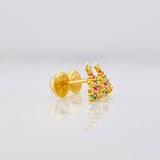 Topos Árbol de Navidad 0.75g / 8mm Oro Amarillo 18K