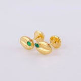 Topos Grano de Café 0.8g / 6.5mm Oro Amarillo 18K