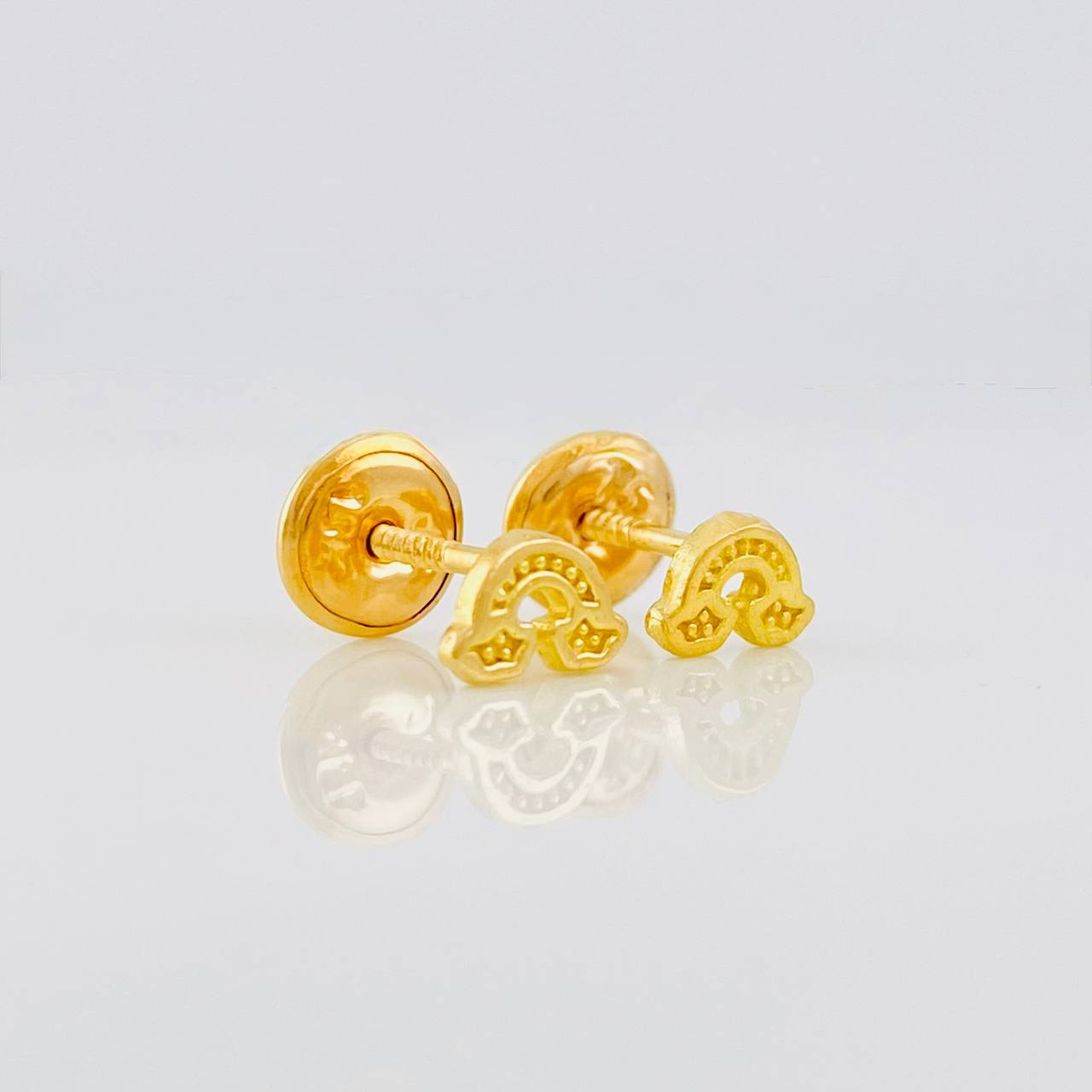 Topos Arcoíris 0.75g / 3.8mm Oro Amarillo 18K