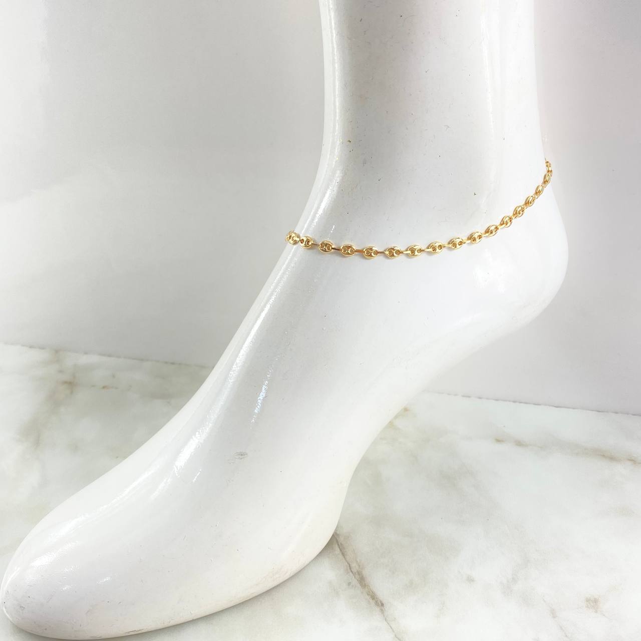 Tobillera GC 3.85gr / 26.5cm / 4.2mm Oro Amarillo 18K