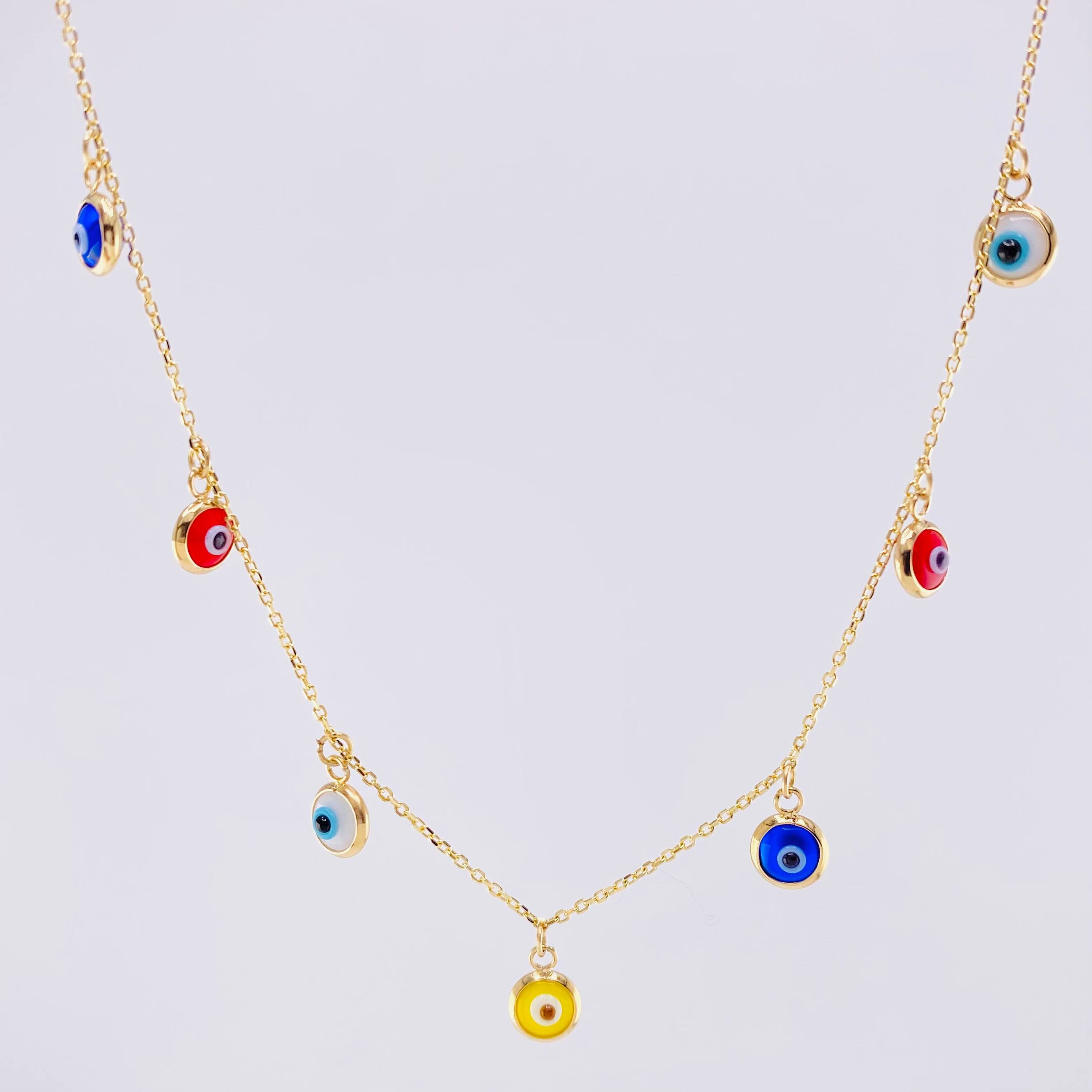 Cadena Aro Seguido Ojo Turco 2.85g / 45cm / 0.9mm Oro Amarillo 18K