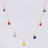 Cadena Aro Seguido Ojo Turco 2.85g / 45cm / 0.9mm Oro Amarillo 18K
