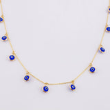 Cadena Aro Seguido Ojo Turco 2.9g / 45cm / 0.9mm Oro Amarillo 18K