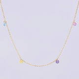 Cadena Aro Seguido Perlas 1.8g / 45cm / 0.9mm Oro Amarillo 18K
