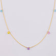 Cadena Aro Seguido Perlas 1.8g / 45cm / 0.9mm Oro Amarillo 18K
