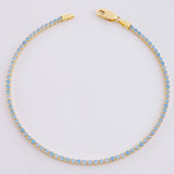 Pulso Tenis 2g / 16.6cm / 1.5mm Oro Amarillo 18K