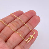Pulso Modulable Aro Seguido Celula 2.2g / 20.9cm - 18.6cm / 1.3mm Oro Amarillo 18K