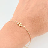 Pulso Modulable Aro Seguido Celula 2.2g / 20.9cm - 18.6cm / 1.3mm Oro Amarillo 18K