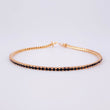 Pulso Tenis 5.9g / 20.6cm / 2mm Oro Rosa 18K