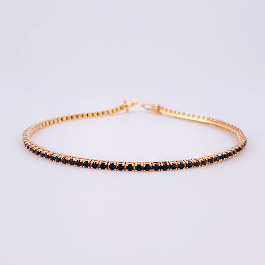 Pulso Tenis 5.9g / 20.6cm / 2mm Oro Rosa 18K